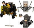 Bentex Toilet Building Set G-Man Toilet Man Model Toys Ideas Collectible Building Bricks Birthday Gift for Adults Fans(3 PCS)