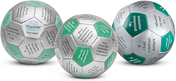 Trainers Warehouse 6 Thumball Collection 32 Prompts for Conversation Team Building Relationship and Training