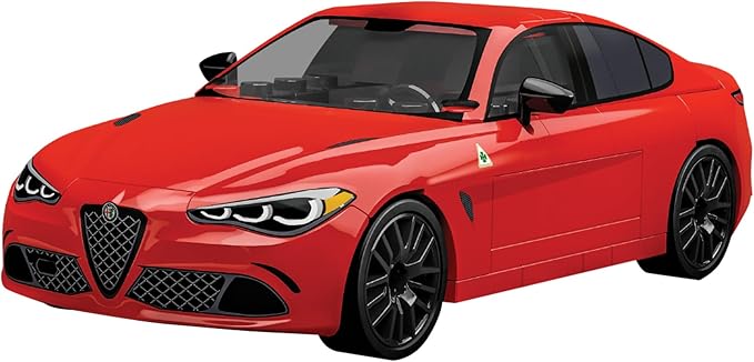 COBI Alfa Romeo Giulia Quadrifoglio Vehicle Red Building Set 90 Pieces