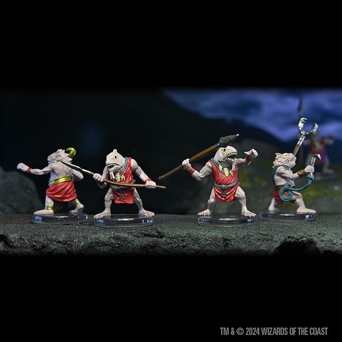 WizKids D&ampD Icons of the Realms: Kuo-TOA Warband