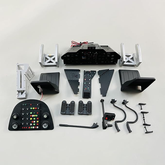 ROBAN Helicopter Scale Fuselage Spare Parts for 800 Size Airwolf Replacement (Cockpit Set)