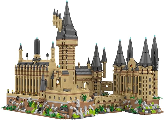 Architecture Set Harry Castle Micro Building Blocks Set（5400PCS） - Architectural Model Toys Gifts for Kid and Adult