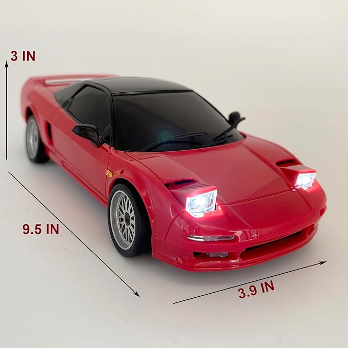 LDRC Drift Car RWD 1/18 Scale RC Drift Car with Gyro Racing Remote Control Cars for Adult Hobby Drifting Toy Proportional Throttle Steering ESP Gyroscope Metal Drive Shaft LD1803