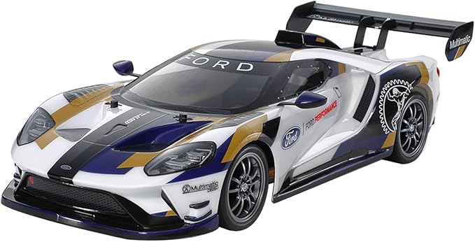 TAMIYA 58689 1:10 Ford GT Mk.II 2020 (TT-02) Remote Controlled Car RC Vehicle Making Assembly Kit Model Unisex AdultMulticoloured