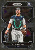 2022 Panini Prizm Tier III #241 Cal Raleigh Seattle Mariners Rookie Baseball Card - GotBaseballCards