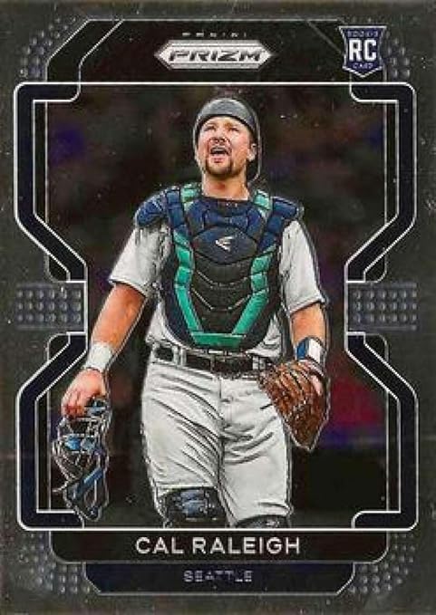 2022 Panini Prizm Tier III #241 Cal Raleigh Seattle Mariners Rookie Baseball Card - GotBaseballCards