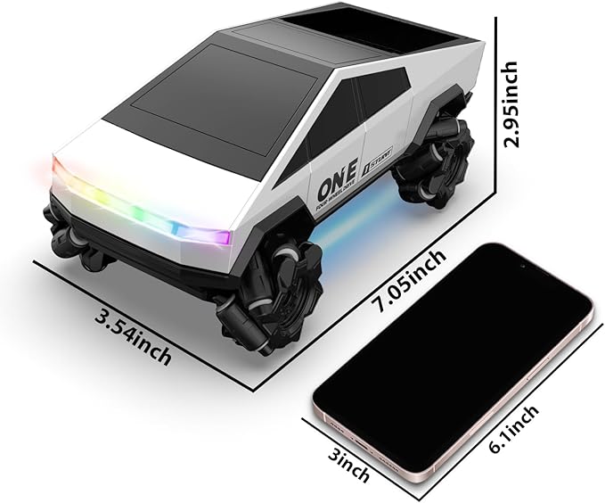 Gesture Sensing RC Stunt Car Toys for 6-12 Years Old Boys Girls 1/28 Scale 4WD RC Drift Car 2.4Ghz RC Cars Seven Light Modes Hand Controlled 360°Rotating Cool Birthday Gifts for Kids
