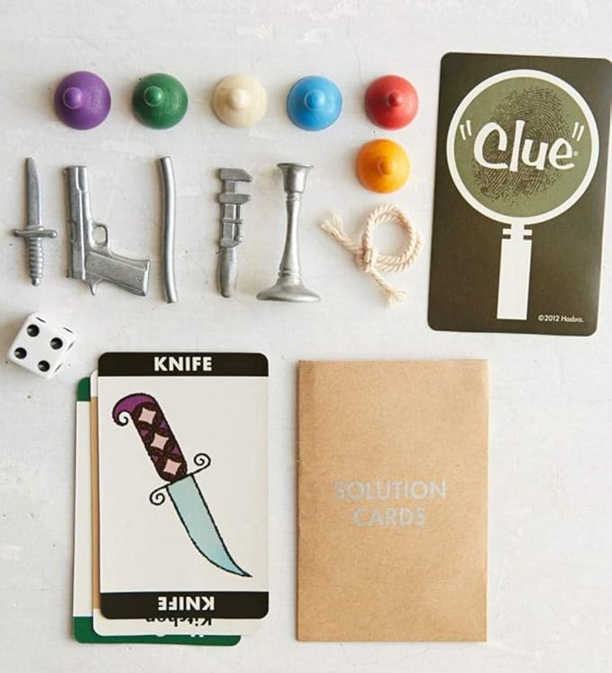 WS Game Company Clue Nostalgia Edition Board Game in Collectible Tin