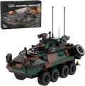 LAV-25 Infantry Fighting Vehicle Building Blocks and Construction Toy Collectible WW2 Military-Themed Model to Build and Display Great Gift (476PCS)