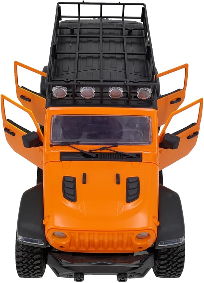 GoolRC 1:12 Scale 4 Wheel Drive Remote Control Car Off-Road Truck with Lights 2.4G Remote Control Crawler