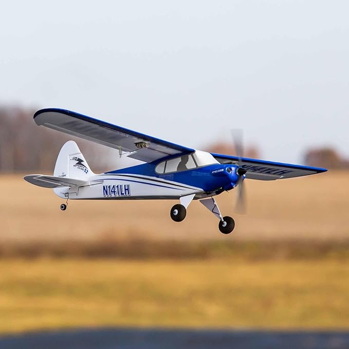 HobbyZone RC Airplane Sport Cub S 2 615mm RTF Everything Needed to Fly is Included/Safe Technology HBZ444000White/Blue