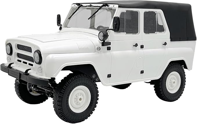 ARRIS WPL C94 UAZ-469 1/12 RC Crawler 4WD RC Rock Crawler Truck RTF Off-Road Military RC Car Hobby-Grade Trail Truck for Adults