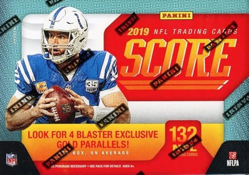 2019 Score Football EXCLUSIVE Factory Sealed Blaster Box with 132 Cards &amp MEMORABILIA Card! Look for Rookies &amp Autos of Kyler Murray Daniel Jones Dwayne Hoskins Drew Lock &amp Many More!