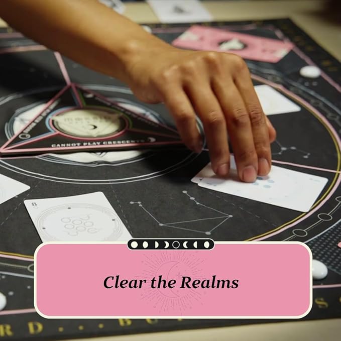 Morbid The Lunar Dial Game - Alter The Phases of The Moon Strategy Game Based on True Crime Podcast Morbid 2-4 Players Age 14 and Up
