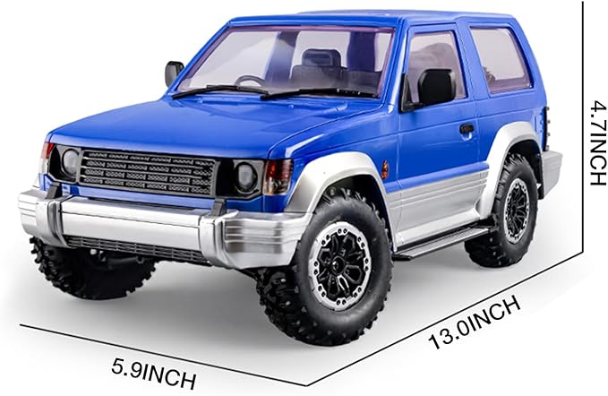 1/14 RC Rock Crawler 4X4 LD1297 4WD Off Road Truck 2.4G RC Climbing Car RTF Full Proportional Vehicles with LED Lights Hobby Toys for Adults