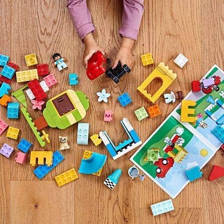 LEGO DUPLO Classic Deluxe Brick Box Building Blocks - Learning &amp Educational Toys for Toddlers Preschool Ages 1.5+ Years - Gift for Birthdays - Develop Fine Motor Skills - 10914