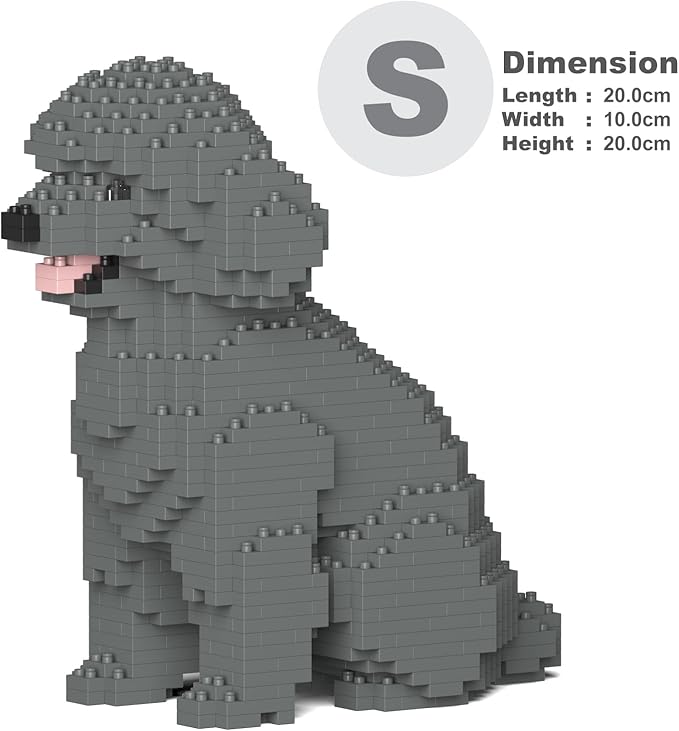 JEKCA Toy Poodle 03S-M06 | Dog Plastic Building Blocks | Age 14+