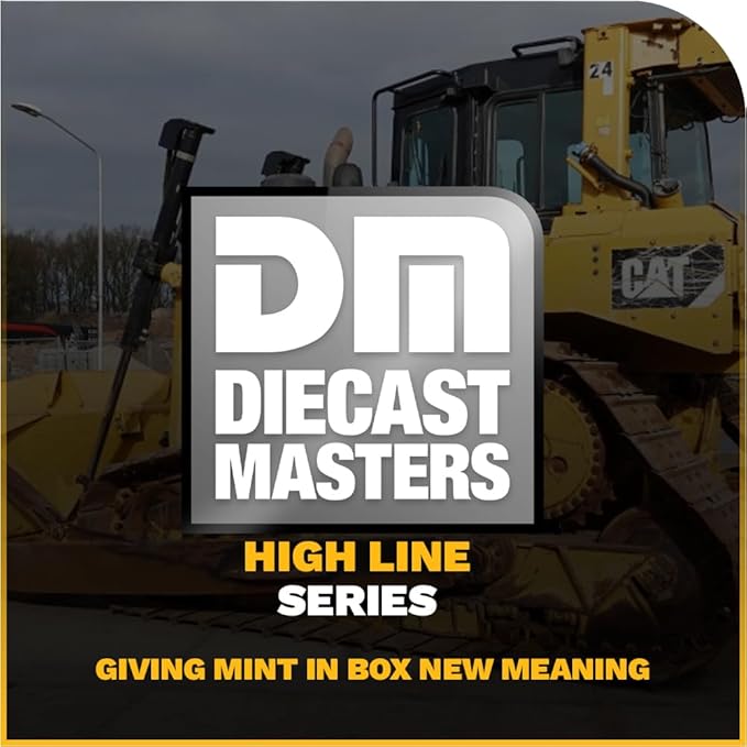 Diecast Masters CAT Caterpillar D6 Track Type Tractor Dozer with SU Blade and Operator High Line Series 1/50 Diecast Model 85553