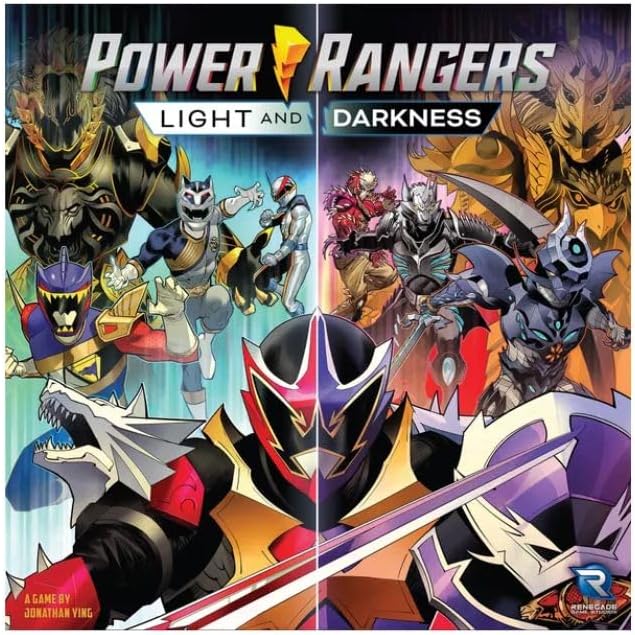 Renegade Game Studios Power Rangers Heroes of the Grid Light &amp Darkness Expansion Board Game for 2-5 Players