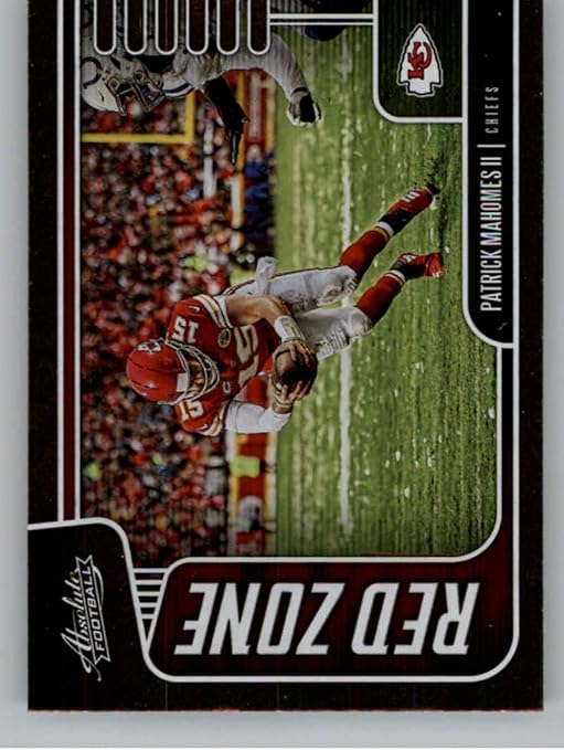 2019 Absolute Red Zone #7 Patrick Mahomes II Kansas City Chiefs NFL Football Trading Card