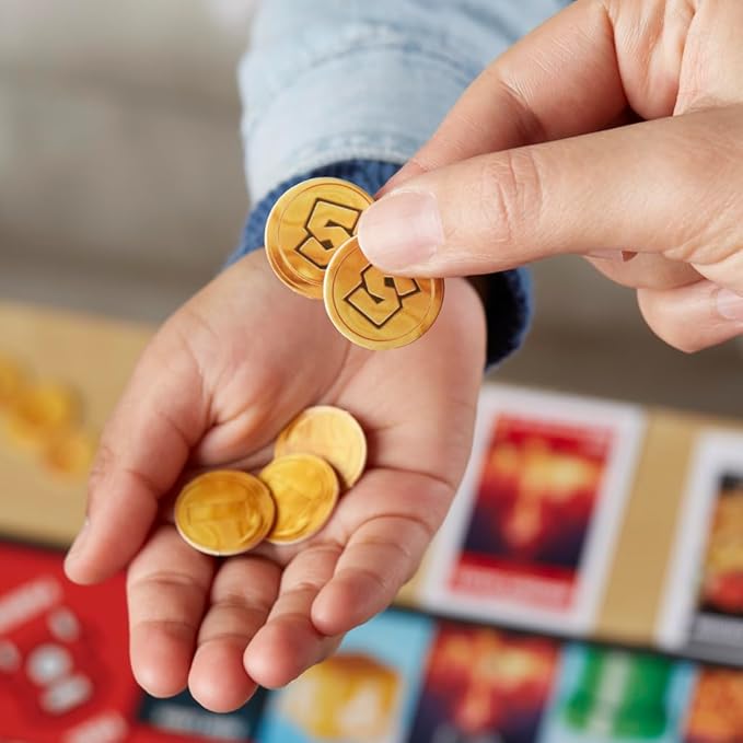 Monopoly Board Game Based on The Super Mario Bros. Movie - Family Game for Super Mario Fans - Includes Bowser Token - for 2 to 6 Players - Age: From 8 Years Old