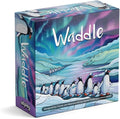 Allplay Waddle Board Game for Adults and Families - Connect Groups of Penguins to Claim The Most Fish - 1-Minute to Teach in A Small Box - 15 Min 2-5 Players Ages 7+