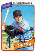 Sports Memorabilia Autograph Warehouse 245024 Glenn Borgmann Autographed Baseball Card - Minnesota Twins 1980 Topps - No. 634