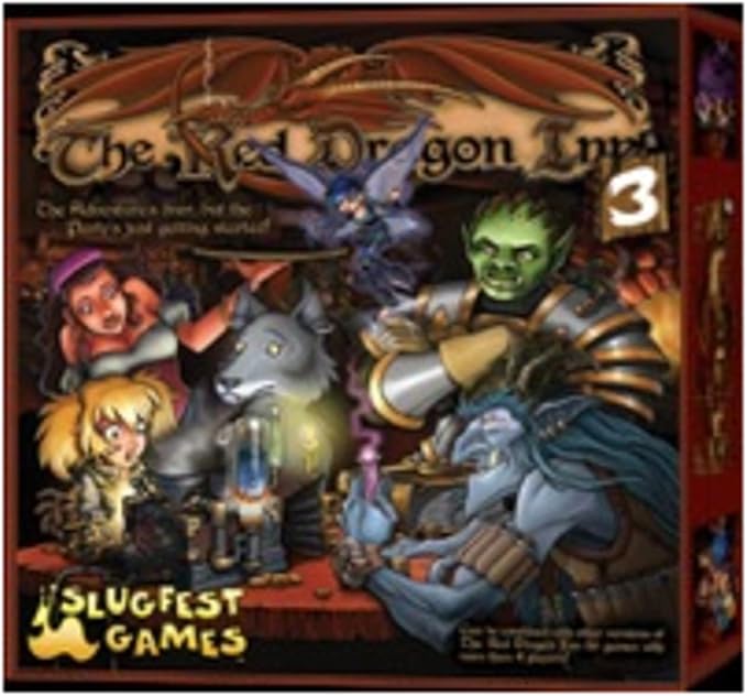 Slugfest Games The Red Dragon Inn 3 - Strategy Card Game - 2-4 Players Ages 13+ 30-60 Minutes - Standalone Expansion - Compatible with All Other Expansions