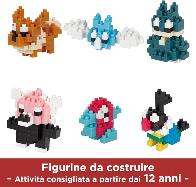 nanoblock - Pokémon - Type Normal Set 1 (Blind Box Complete Set) mininano Series Building Kit