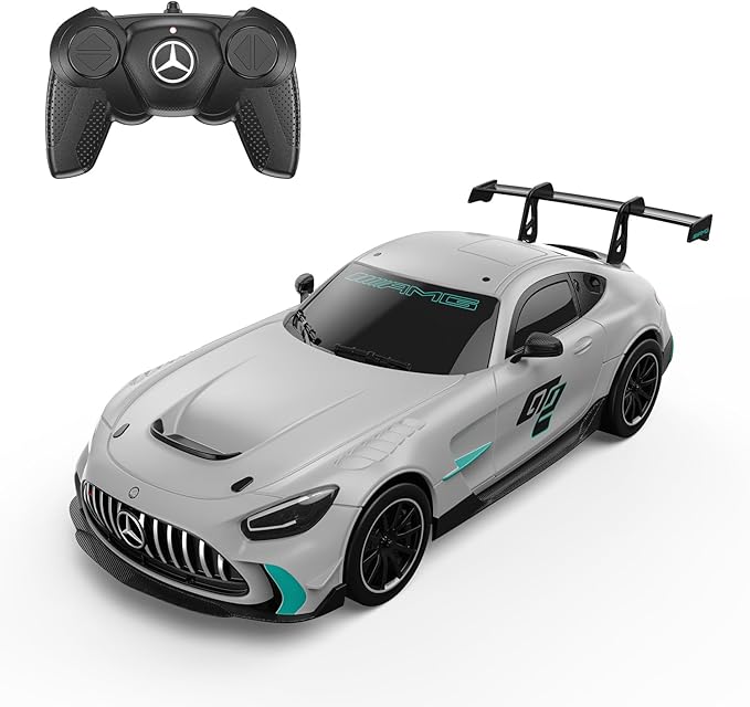 RASTAR 1/24 RC Car Mercedes AMG GT2 Remote Control Car Mercedes AMG Toy Car for Kids Boys Silver RC Sports Car