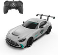 RASTAR 1/24 RC Car Mercedes AMG GT2 Remote Control Car Mercedes AMG Toy Car for Kids Boys Silver RC Sports Car