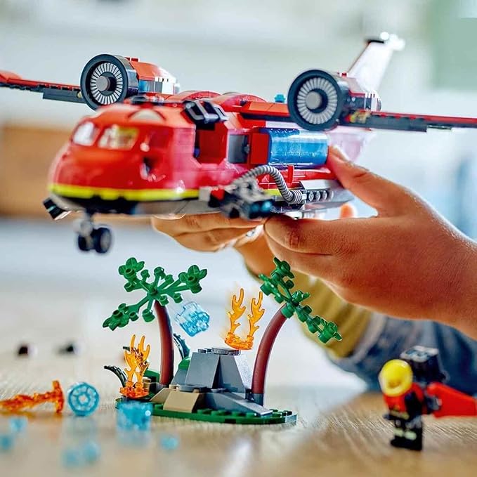 LEGO 60413 City Löschflugzeug 3 Minifiguren 2 Löschkanonen Waldbrandkulisse