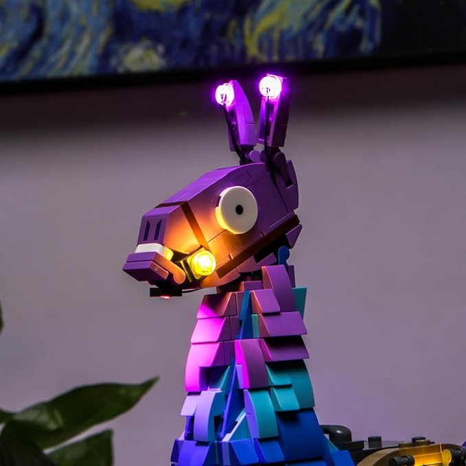Upgraded Led Light Kit Compatible with Lego Supply Llama Building Set Lights Decoration Compatible with Lego 77071 (Model Not Included)