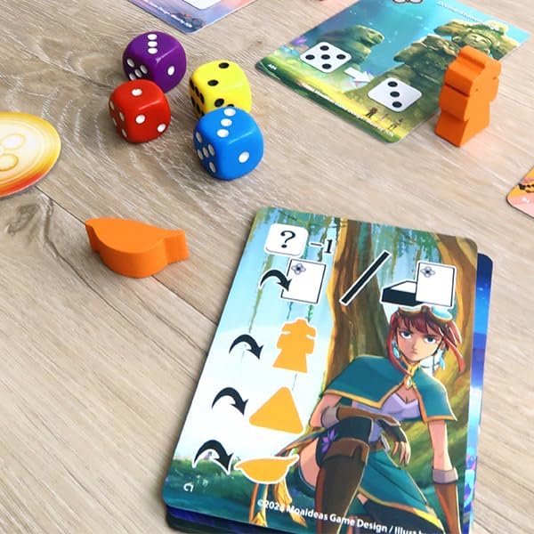 Etariya: Elvian Relics by Moaideas Game Design | Explore Board Game On a Mysterious Island | Light Strategy Game for Family Game Night | 1-4 Players | 20-30 Min