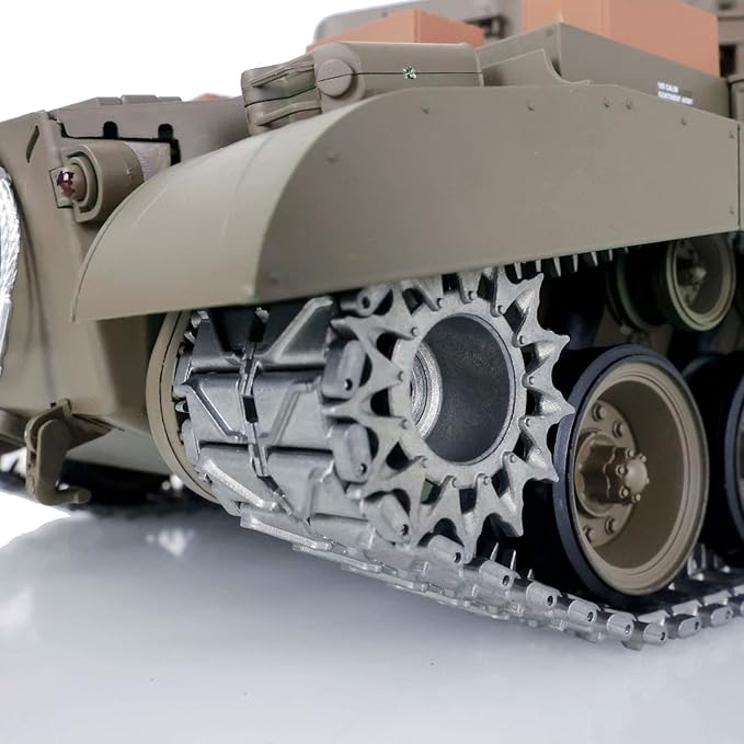 TOUCAN RC HOBBY US in Stock Henglong 1/16 Scale 7.0 Upgraded M26 Pershing RTR RC Tank 3838 Metal Tracks BB Airsoft That Shooting BB Bullets