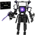 Bentex Toilet Upgraded Titan TV Man Figure Building Block Set Upgraded Cameraman Speakerman Game Model Collectible Building Bricks Birthday Gift for Adults Fans (396pcs)