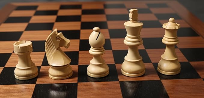 Personalized Wooden Chess Set | Magnetic Folding Travel Board with Storage Box &amp 2 Extra Queens (7 inch x 7 inch)