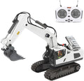 Mudsterz - Mudsterz Trucks Mudsterz Excavator 2.4GHz RC Construction Vehicle with Cool Lights and Real Sounds Realistic Engineering Design Metal Parts Little Builders Big Action (A2)