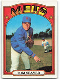 1972 Topps #445 Tom Seaver EX++ Excellent++ New York Mets Baseball Trading Card