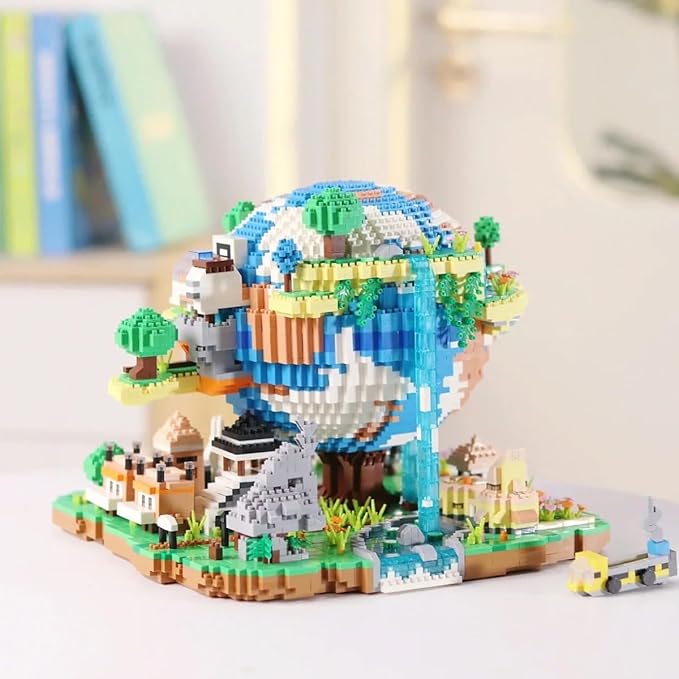 Architecture Global Village Micro Building Blocks Set（5452PCS） - Architectural Model Toys Gifts for Kid and Adult