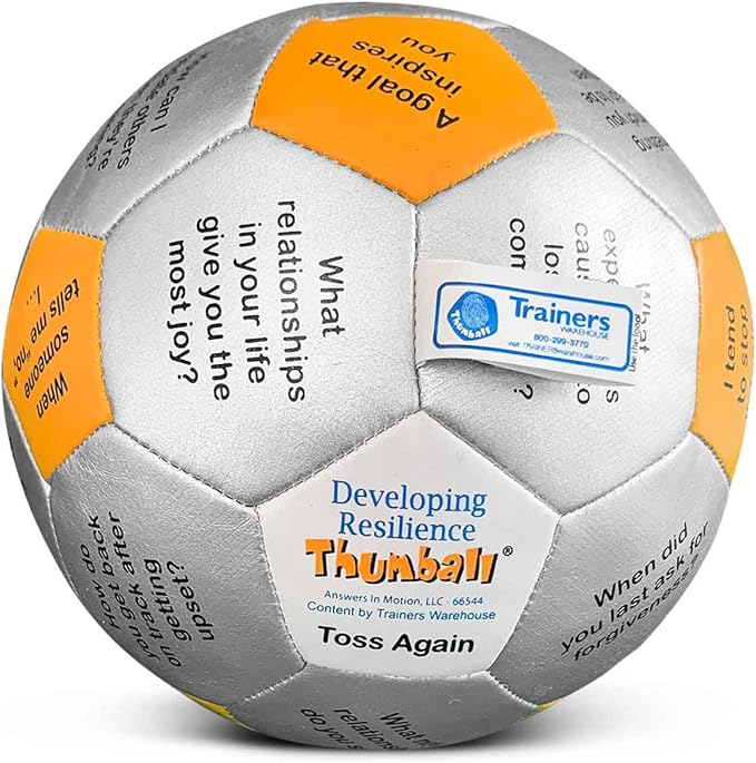 Trainers Warehouse 6 Thumball Collection 32 Prompts for Conversation Team Building Relationship and Training