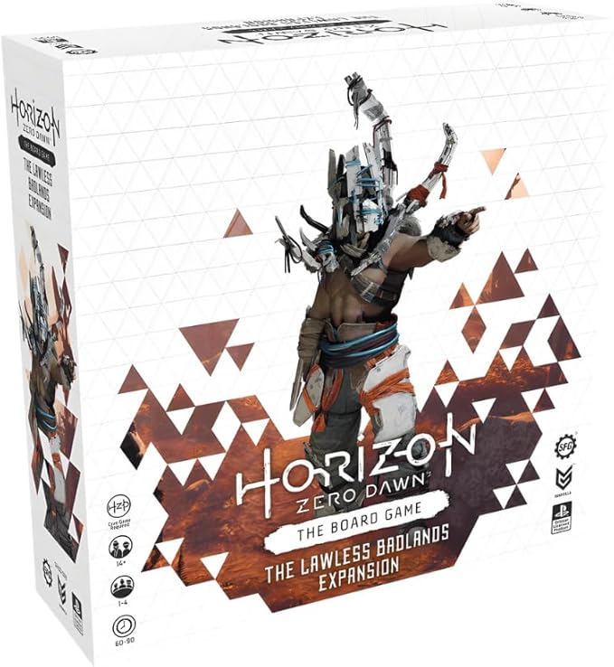 Steamforged Games H-Zero Dawn The Board Game Expansion Bundle: Frozen Wilds Sacred Lands The Lawless Badlands and Thunderjaw (4 Items)