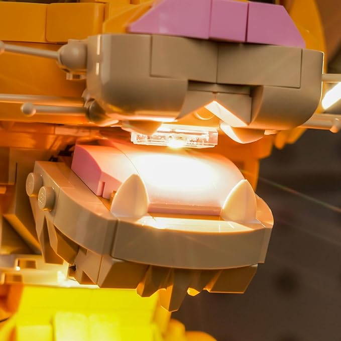 Upgraded Led Light Kit for Lego Young Simba The Lion King Building Set Remote Control Version Compatible with Lego 43247 (Model Not Included)