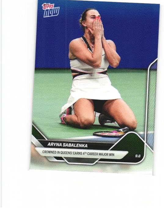ARYNA SABALENKA 2025 Topps Now Tennis #TN-AS Card 4th Major U.S. Open