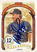 Sports Memorabilia Autograph Warehouse 301952 Wade Boggs Autographed Baseball Card - Boston Red Sox 2016 Topps Allen &amp Ginters No. NG81