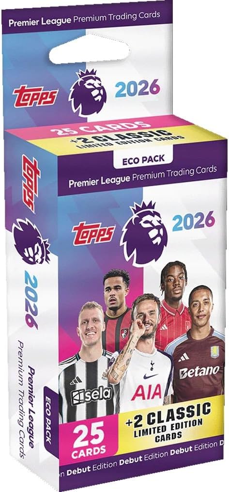 Topps Premier League 2025/26 Eco Pack Trading Cards