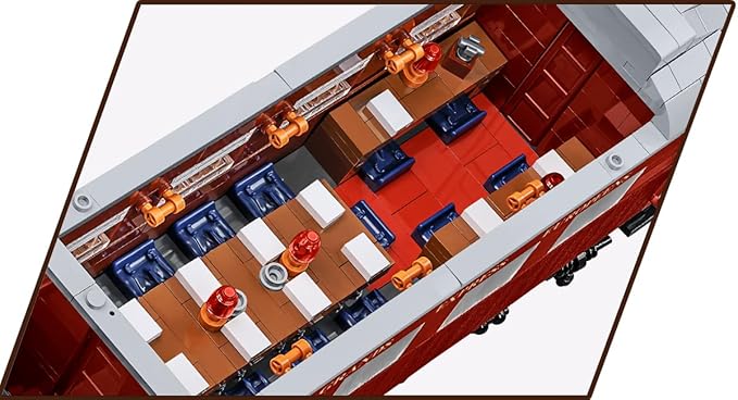 COBI Historical Collection Great War Compiègne Wagon (Wagon de l.Armistice) 1918 Building Set 1927 Pieces