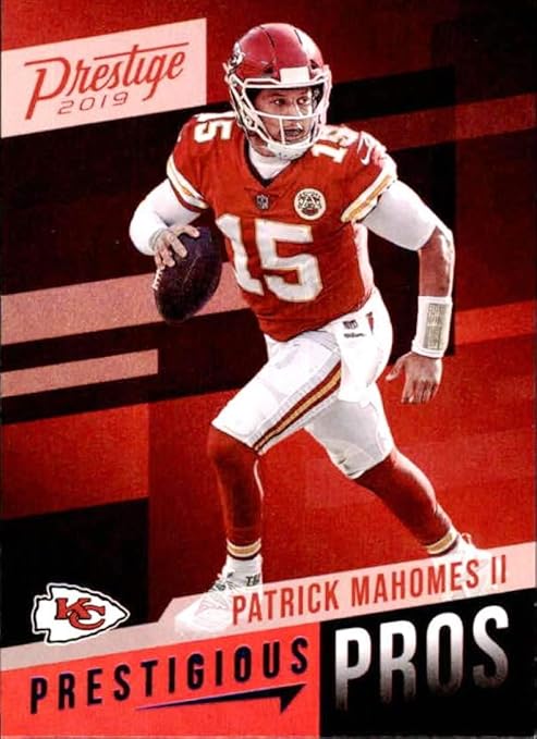 2019 Panini Prestige Prestigious Pros Xtra Points Blue #15 Patrick Mahomes II Kansas City Chiefs NFL Football Trading Card