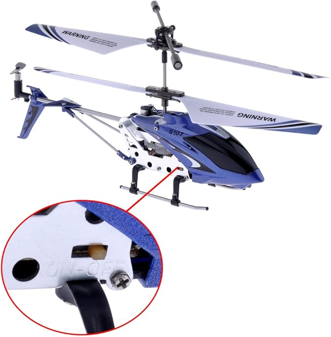 Syma S107G 3 Channel RC Helicopter with Gyro Blue