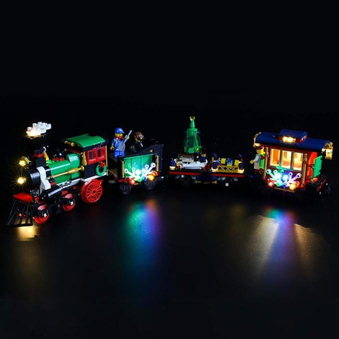 Lightailing Light Set for (Creator Expert Winter Holiday Train) Building Blocks Model - Led Light kit Compatible with Lego 10254(NOT Included The Model)